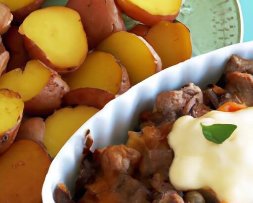 Hearty Loaded Potato & Meatloaf Casserole Recipe Delight