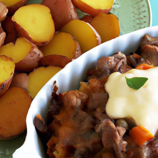 Hearty Loaded Potato & Meatloaf Casserole Recipe Delight