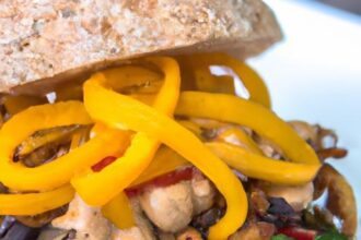 Fiery Flavor Fusion: The Ultimate Spicy Fried Mushroom Burger