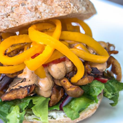 Fiery Flavor Fusion: The Ultimate Spicy Fried Mushroom Burger