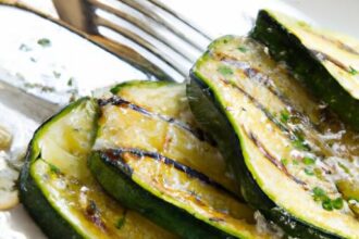 Savor the Flavor: Grilled Zucchini with Parmesan Delight