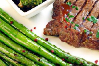 Savor Chimichurri Steak Paired with Perfect Grilled Asparagus