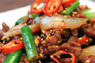 Crispy Chilli Beef Delight: Sweet Chilli Chinese Shredded Beef