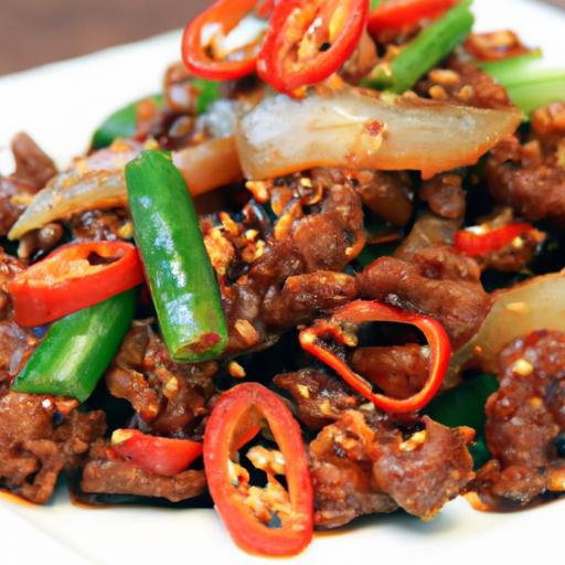 Crispy Chilli Beef Delight: Sweet Chilli Chinese Shredded Beef
