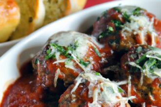 Indulgent Cheese-Stuffed Meatballs with Rich Marinara Sauce