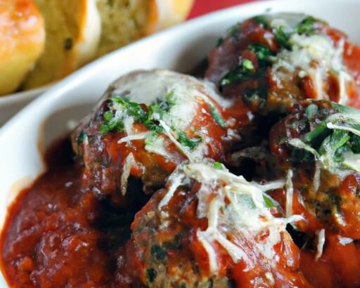 Indulgent Cheese-Stuffed Meatballs with Rich Marinara Sauce