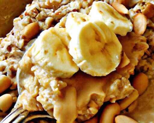 Power-Packed Mass-Gainer Oatmeal with Peanut Butter & Banana