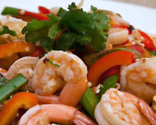 Zesty Shrimp & Pepper Stir-Fry: Your Quick Dinner Fix