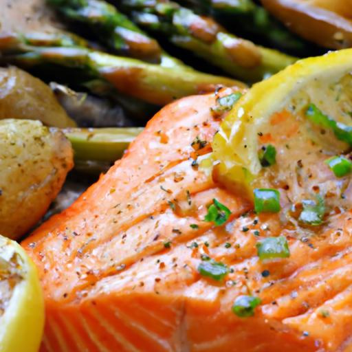 One-Pan Salmon & Veggies: Easy Sheetpan Dinner Delight