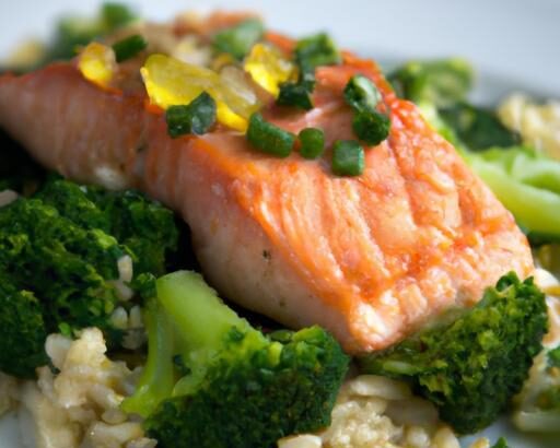 Savory Salmon Rice Pilaf with Broccoli Rabe: A Flavorful Delight