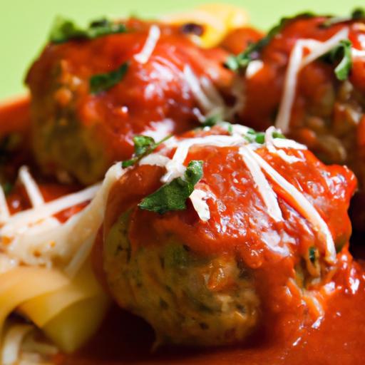 Melting Magic: Cheese-Stuffed Meatballs in Marinara Bliss