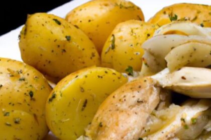 Creamy Garlic Chicken & Crispy Potatoes: Easy High-Protein Meal