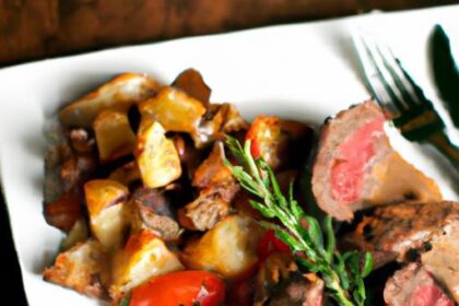 Savor Garlic Steak Bites and Perfectly Roasted Potatoes