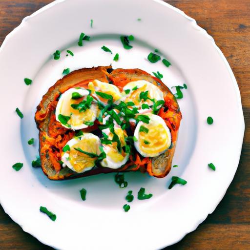 Kickstart Your Day: Spicy Sriracha Egg Salad on Toast