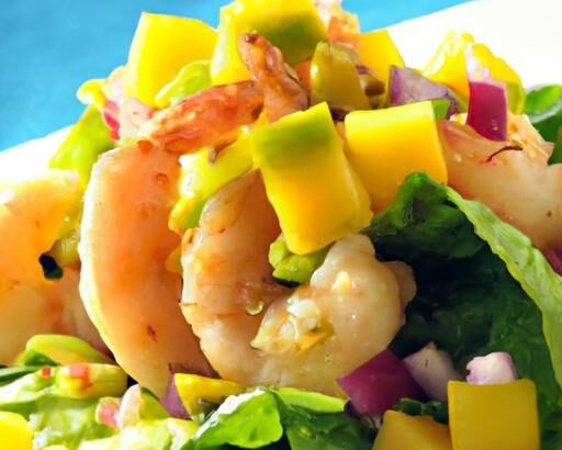 Zesty Citrus Shrimp & Mango Salsa Lettuce Wraps Delight