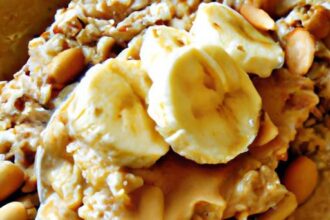 Power-Packed Mass-Gainer Oatmeal with Peanut Butter & Banana