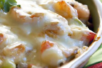 Irresistible Garlic Shrimp Gratin: Easy, Flavor-Packed Delight