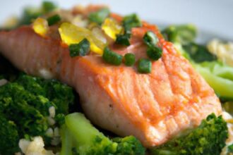 Savory Salmon Rice Pilaf with Broccoli Rabe: A Flavorful Delight