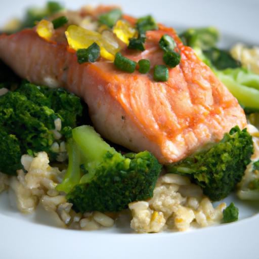 Savory Salmon Rice Pilaf with Broccoli Rabe: A Flavorful Delight
