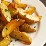 Golden Crispy Garlic Parmesan Potato Wedges: A Flavorful Twist