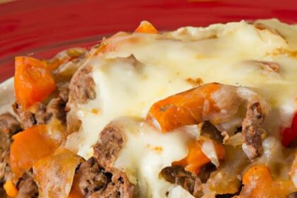 Cheesy Beef & Pepper Delight: Quick, Flavorful Dinner Ideas