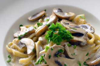 Creamy Mushroom Alfredo Sauce – No Butter Needed!