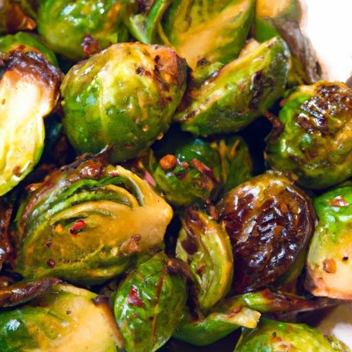 Bold & Tangy Roasted Brussels Sprouts with Balsamic Glaze