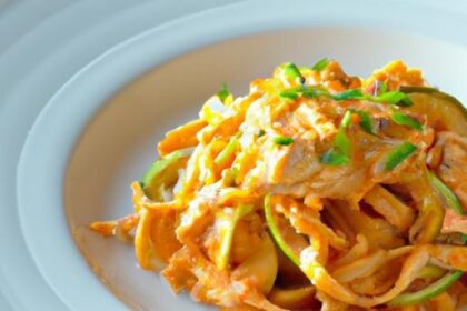 Zesty No-Carb Buffalo Chicken Zoodles: A Guilt-Free Feast