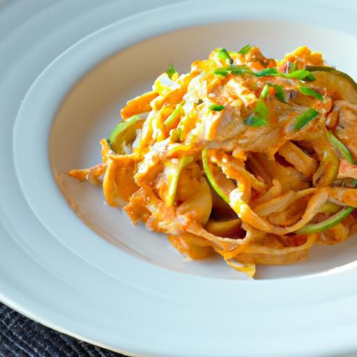 Zesty No-Carb Buffalo Chicken Zoodles: A Guilt-Free Feast