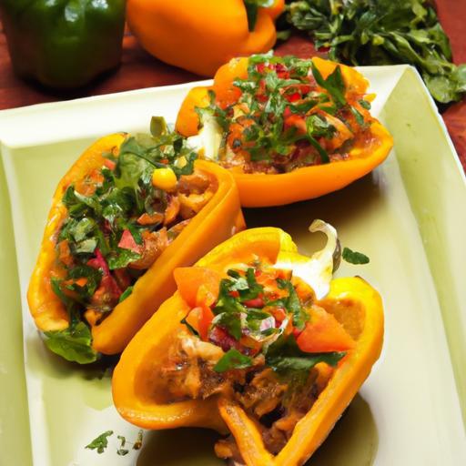 Taco-Stuffed Bell Peppers: A Flavorful Twist on Taco Night