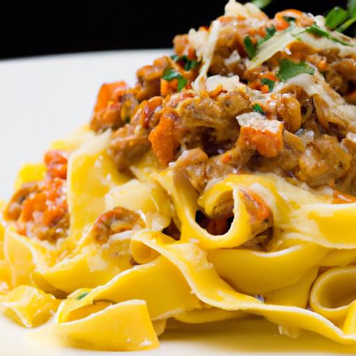 Exploring the Perfect Balance of Creaminess and Richness in fettuccine Bolognese