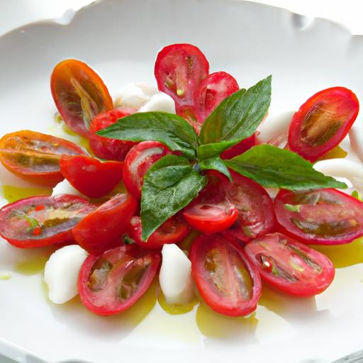 the Sweet Symphony of Cherry Tomatoes in caprese Salad