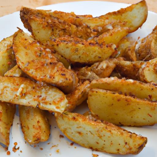 Golden Crispy Garlic Parmesan Potato Wedges Unveiled The Perfect Balance of Texture and Flavor Mastering the Art of Seasoning and Coating Ideal Pairings and Serving Suggestions for an Elevated Snack Experience