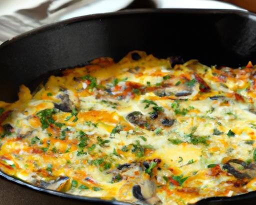 Savory Mushroom Frittata: A Wholesome Breakfast Delight