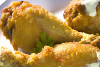 Crispy Oven-Baked Chicken Drumsticks with Ranch Zest