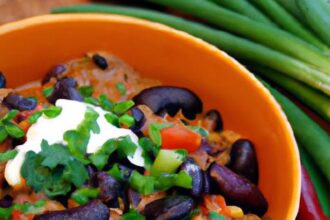 Hearty Turkey Black Bean Chili: A Flavorful Comfort Bowl