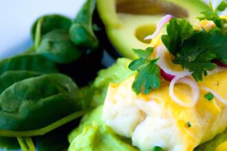 Savor Buttered Cod with Creamy Spinach & Avocado Puree