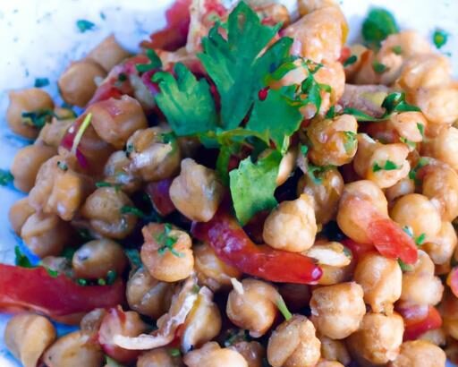 Zesty Moroccan Spiced Chickpea Salad: A Flavorful Twist
