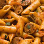 One-Pan Baked Rigatoni with Spicy Sausage: A Flavorful Feast