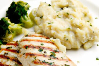 Savor Healthy Flavor: Grilled Turkey Cutlets with Cauliflower Mash