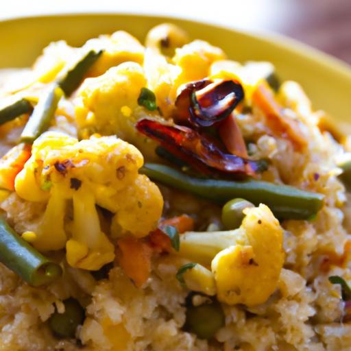 Fragrant Indian Spiced Cauliflower Rice: A Healthy Twist