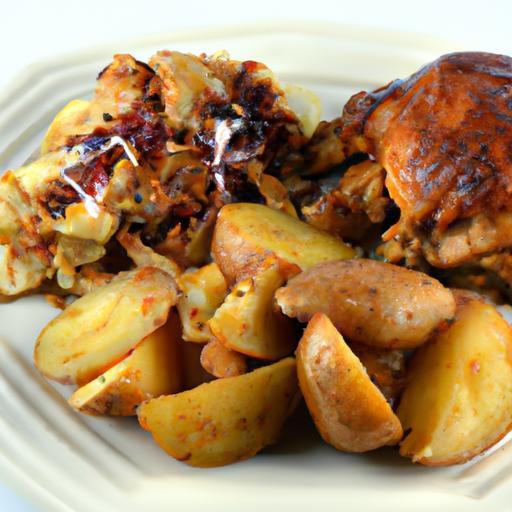 Set It and Forget It: Slow Cooker BBQ Pulled Chicken with Baked Potatoes