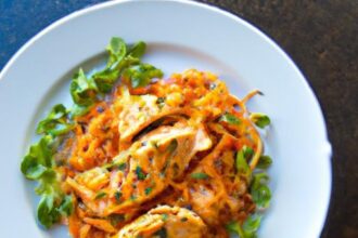 Spicy No-Carb Buffalo Chicken Zoodles: A Guilt-Free Twist