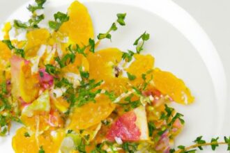 Harvest Salad Bliss: Fresh Flavors with Lemon Thyme Dressing