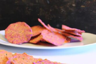 Crunchy & Clean: Gluten & Dairy Free Healthy Beet Crackers
