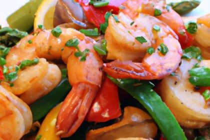 Sweet & Savory Honey Garlic Shrimp with Sausage & Veggies