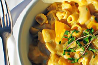 Creamy Vegan Butternut Squash Mac and Cheese Delight