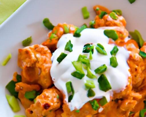 Spicy Buffalo Chicken Bowl with Creamy Ranch Delight