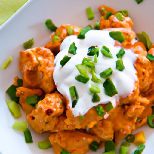 Spicy Buffalo Chicken Bowl with Creamy Ranch Delight