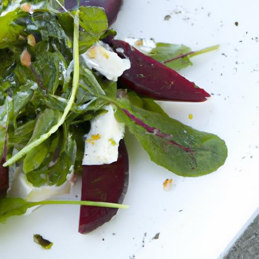 Bright Bites: Beet & Goat Cheese Arugula Salad Delight